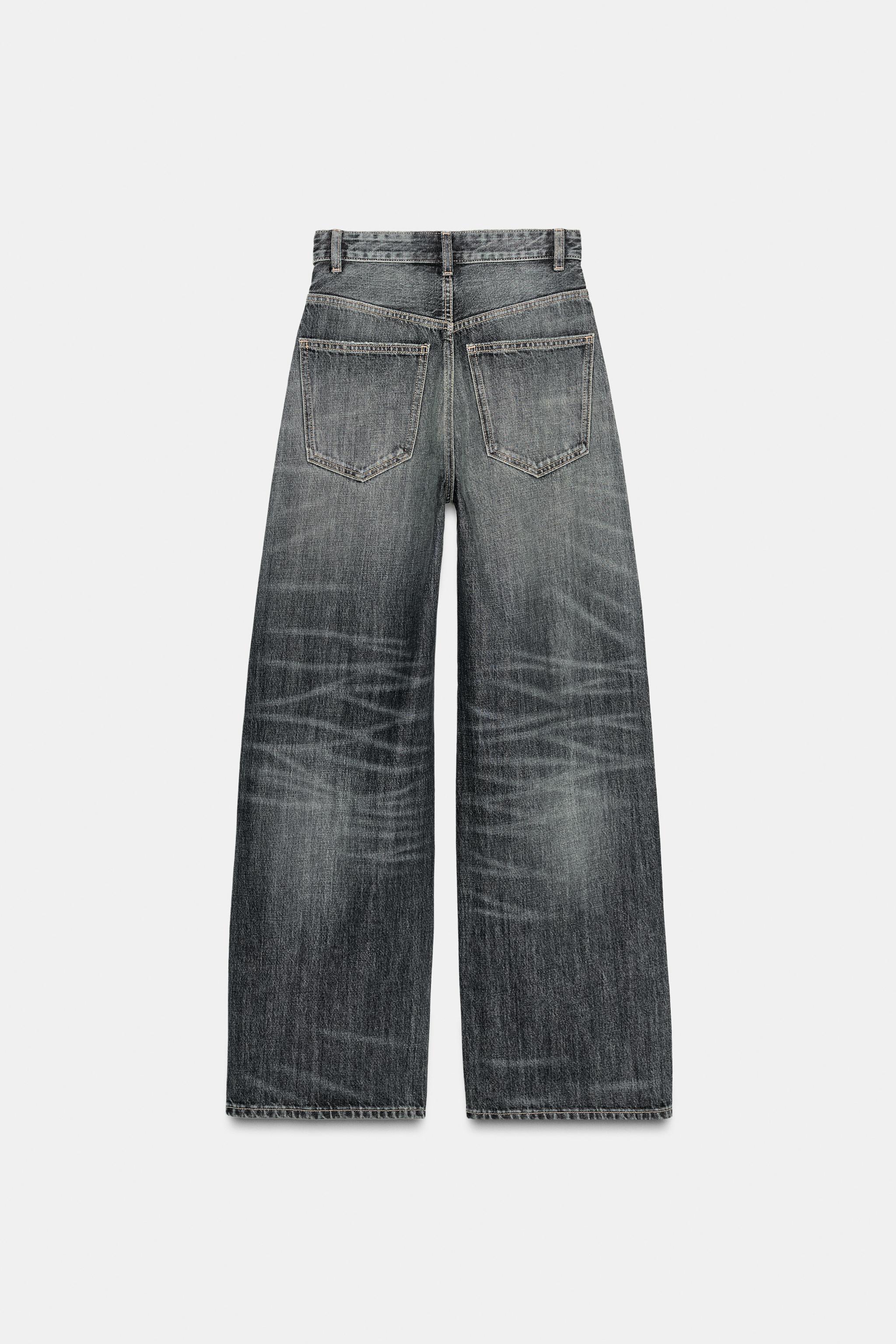 TRF EXTRA WIDE LEG HIGH WAIST JEANS
